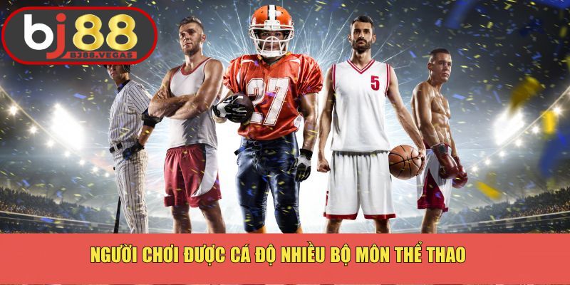 Người chơi được cá độ nhiều bộ môn thể thao